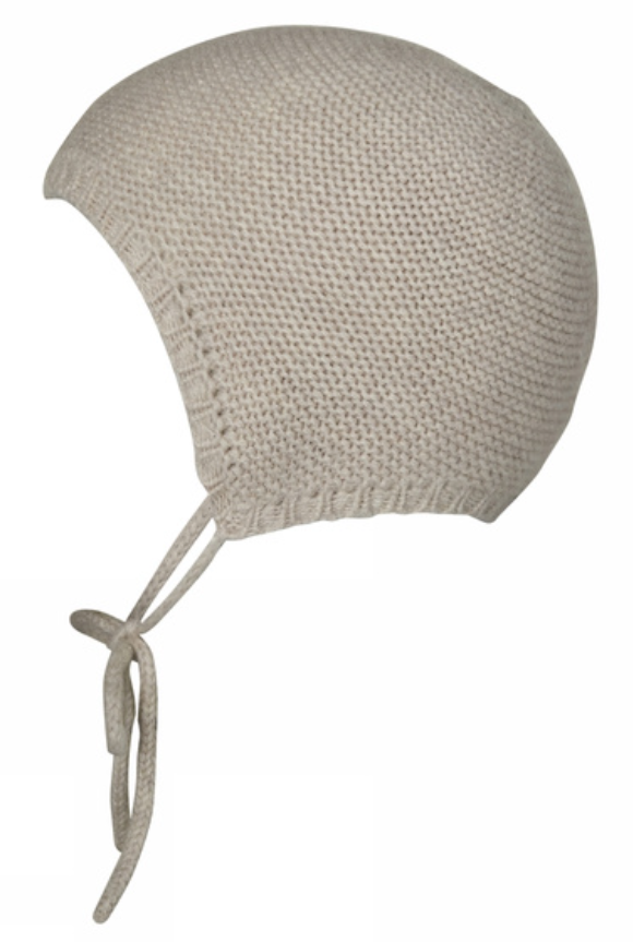 Baby-Mütze Cassidy Wolle sand melange - MPkids