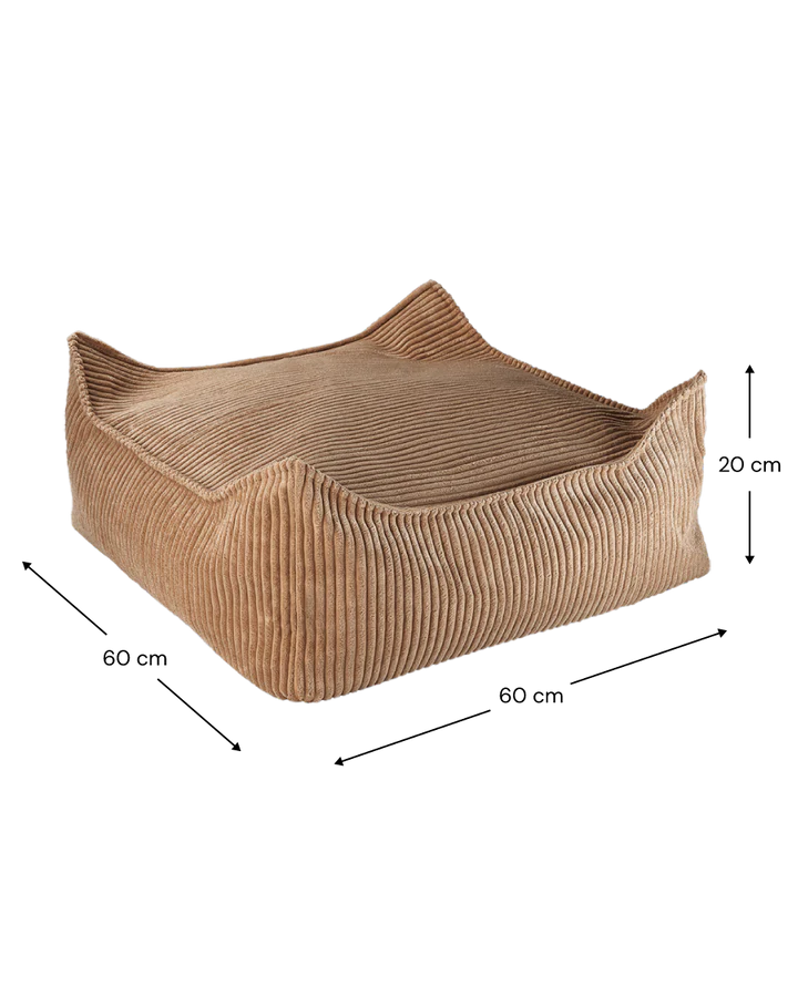 Breitcord Ottoman Sitzkissen toffee - Wigiwama