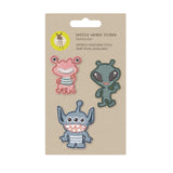 Textil-Sticker (3 Stk) - Schul Set Unique, Monster - Lässig