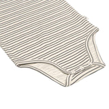 Baby Body Kurzarm GOTS - Cozy Colors, Striped Grey - Lässig
