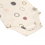 Baby Body Langarm GOTS - Cozy Colors, Circles Offwhite - Lässig