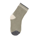 Kinder Antirutsch-Socken (2er-Pack) - GOTS Socks, Anthracite Olive - Lässig