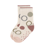 Kinder Antirutsch-Socken (2er-Pack) - GOTS Socks, Offwhite Powder Pink - Lässig