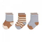 Kinder Socken (3er-Pack) - GOTS, Hellblau Karamell - Lässig