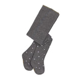 Strumpfhose - Tights GOTS, Dots Anthracite - Lässig