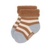 Frottee Socken Kinder (3er-Pack) GOTS - Hellblau Karamell - Lässig