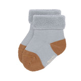 Frottee Socken Kinder (3er-Pack) GOTS - Hellblau Karamell - Lässig