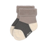 Frottee Socken Kinder (3er-Pack) GOTS - Anthrazit Taupe - Lässig