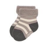 Frottee Socken Kinder (3er-Pack) GOTS - Anthrazit Taupe - Lässig