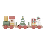 Weihnachtliche Eisenbahn mit Steck-Formen - LITTLE DUTCH