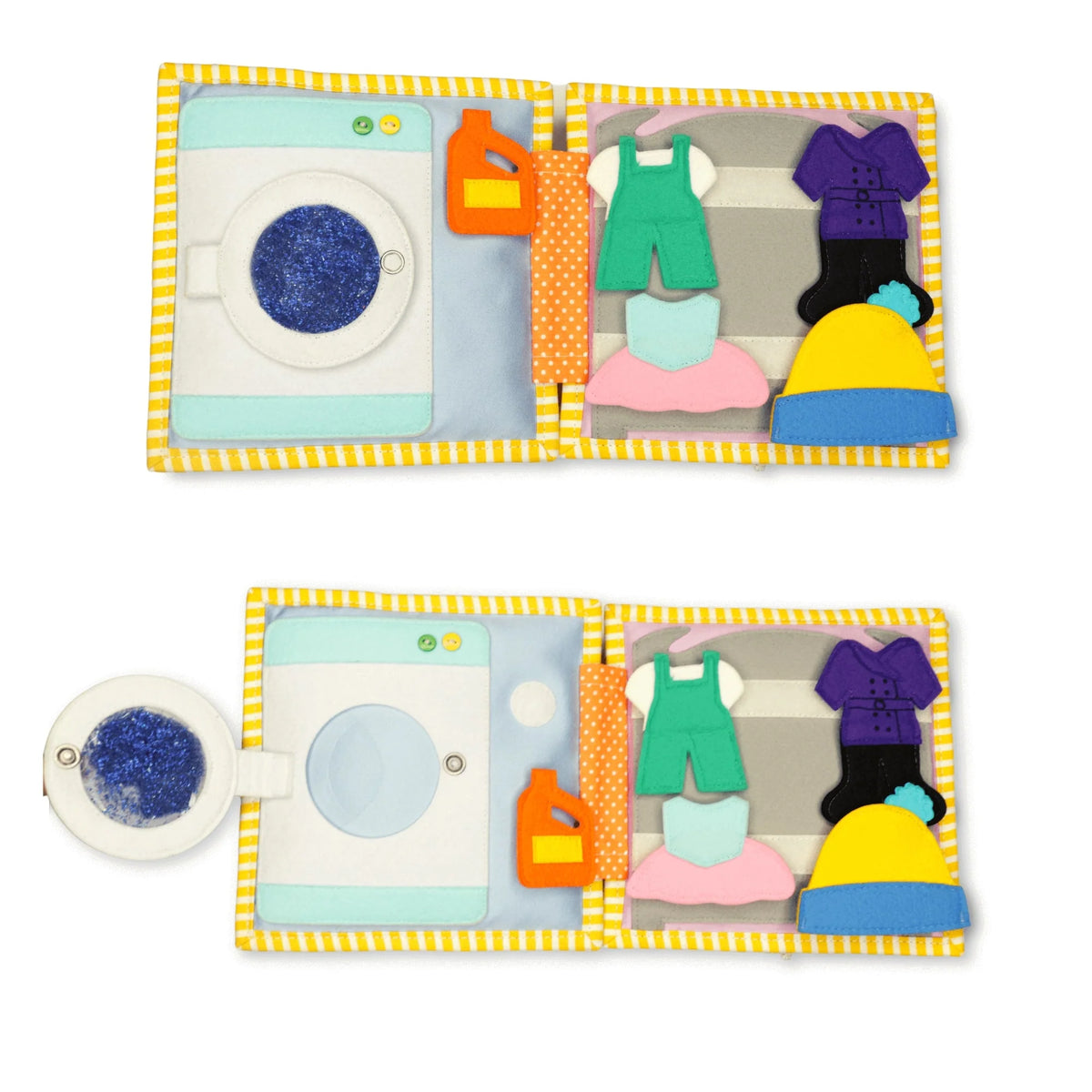 Home Sweet Home - 6 Seiten Mini Quiet Book - Ohne Personalisierung - Jolly Designs