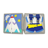 Kleiner Pilot - 6 Seiten Mini Quiet Book - Ohne Personalisierung - Jolly Designs
