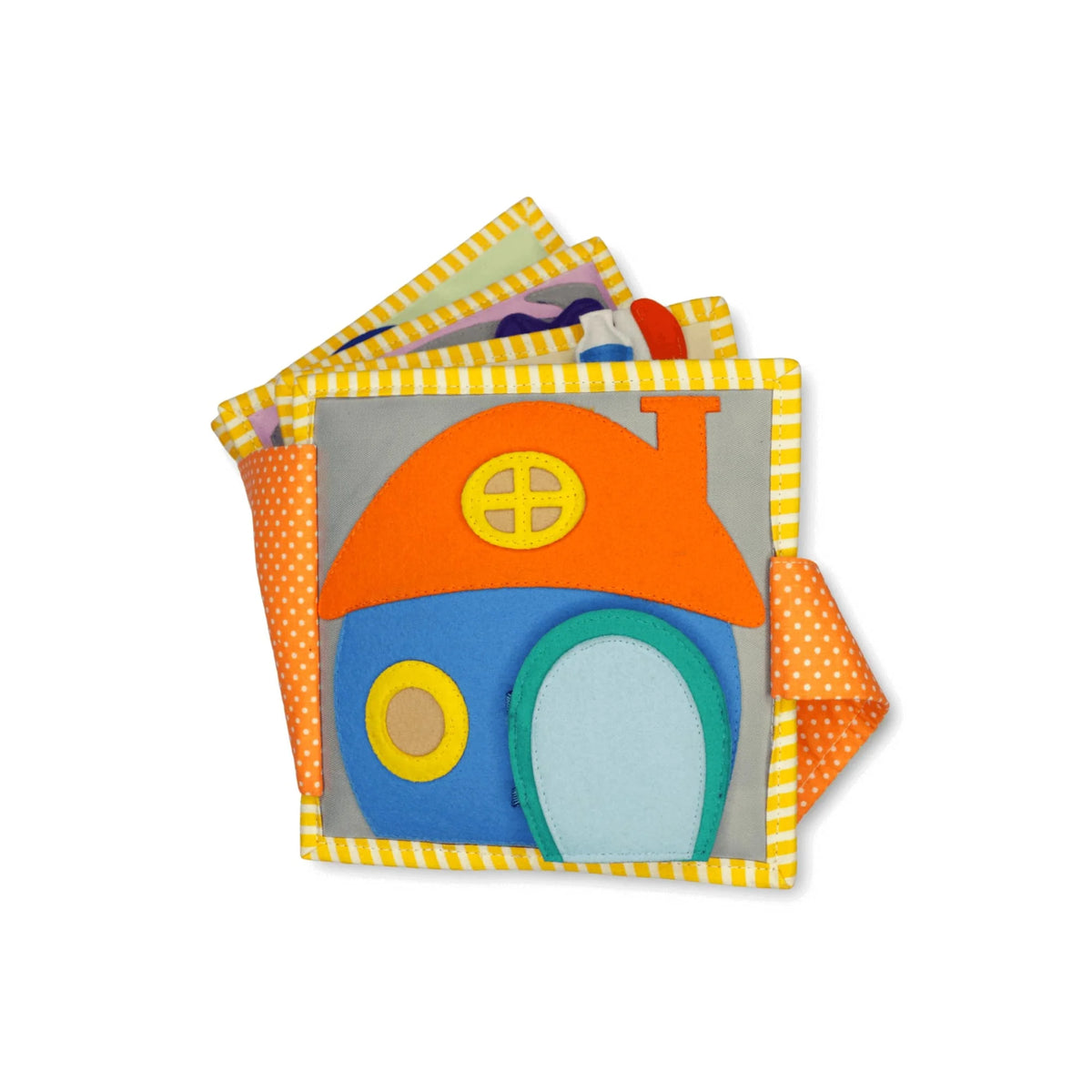 Home Sweet Home - 6 Seiten Mini Quiet Book - Ohne Personalisierung - Jolly Designs