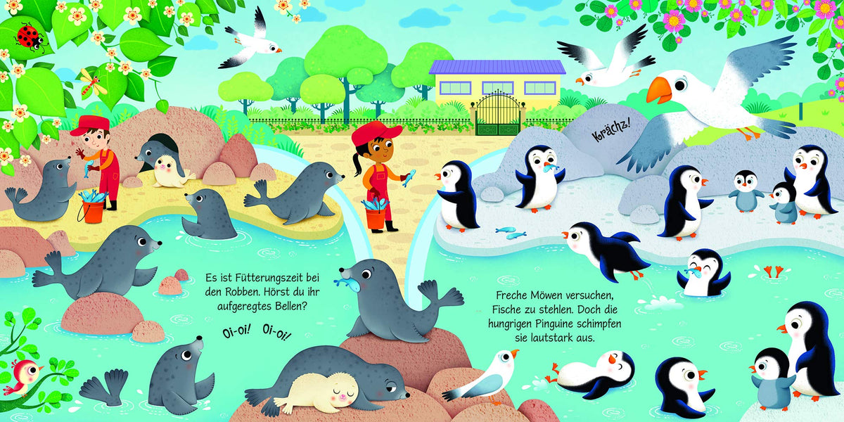 Klänge der Natur: Was hörst du bei den Zootieren? - Usborne Verlag