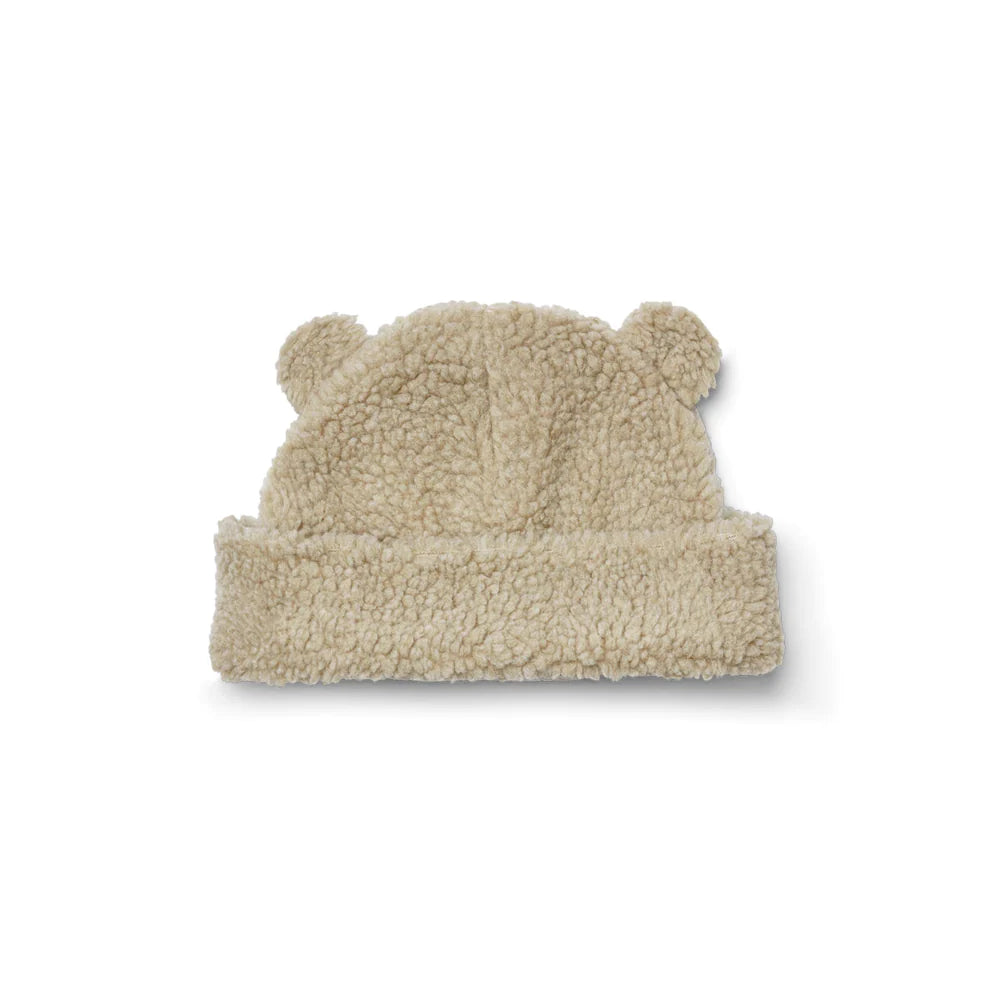 Beanie mit Ohren "Bibi Pile" hellbeige - Liewood