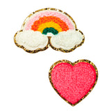 Sticker zum Kleben "Rainbow & Heart" - Fab Fab Stickers