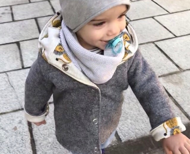 Walkjacke ohne Tierapplikation bis Gr. 104 - Milli Wonka