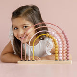 Abacus Pink Rechenschieber Regenbogen - LITTLE DUTCH