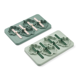 Eisformen 'Dino' Silikon mint mix 2er Set - Liewood