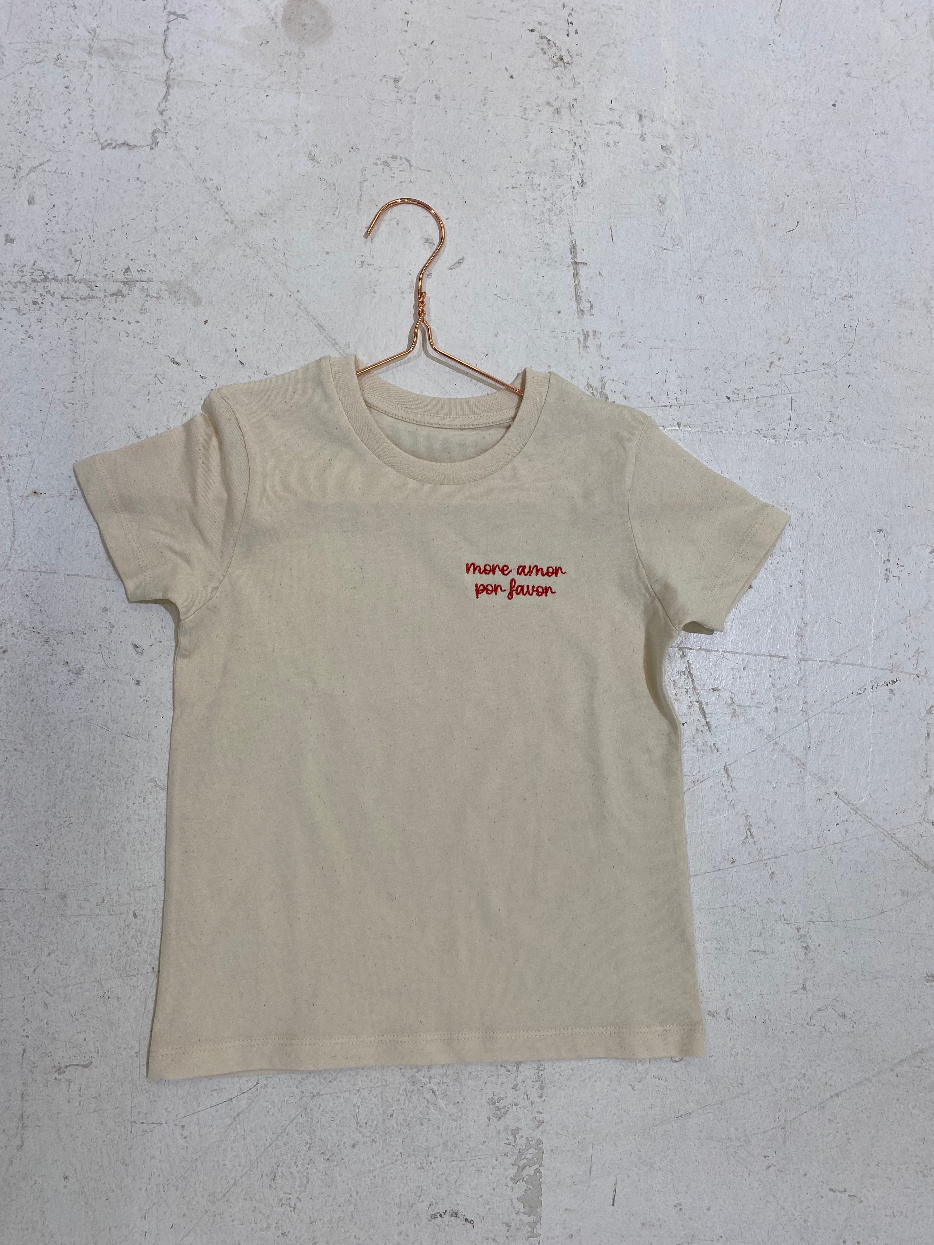 Oberteil "More amor por favor" für Kinder - One Sweater
