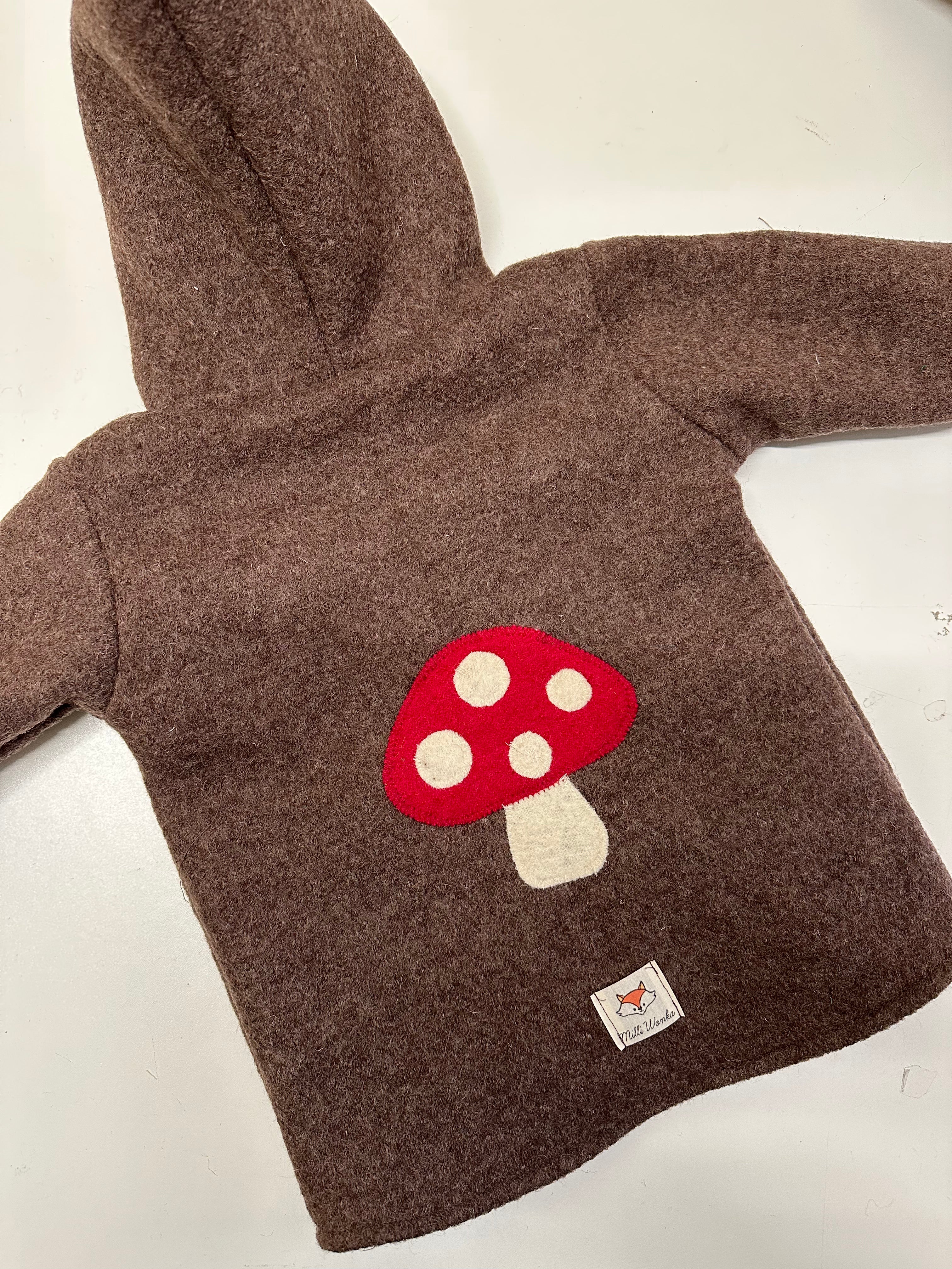 Walkjacke Pilz ab Gr. 110 - Milli Wonka