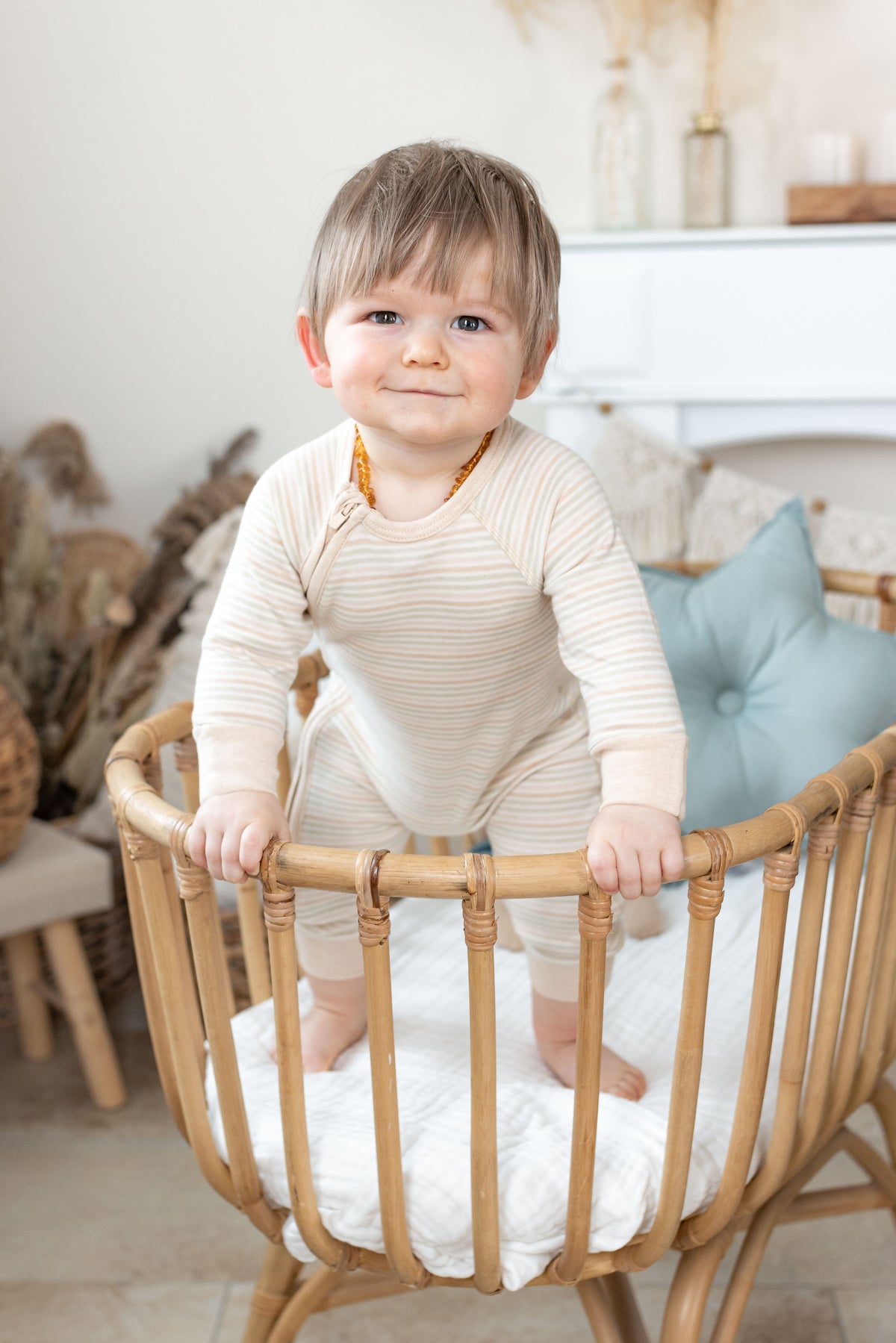 Langarmstrampler- Stripes - Fibre For Good