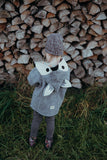 Walkjacke Fuchs "Grau & Mint" sofort versandfertig - Milli Wonka